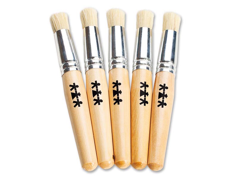 Štětce určené k poklepávání 18 mm, 5 ks
