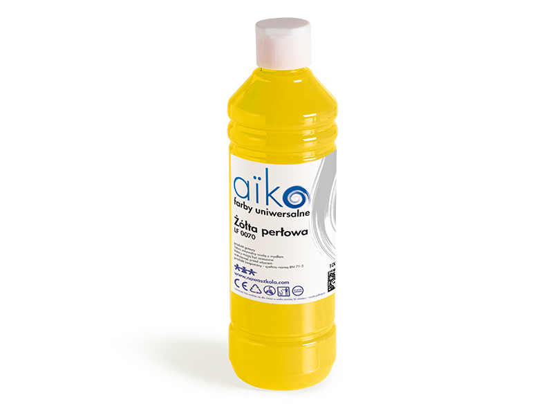 Perleťová tempera 1L žlutá
