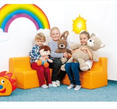 Kinder-Sitzkissen PENTA-Rolle (verschiedene Größen und Farben)