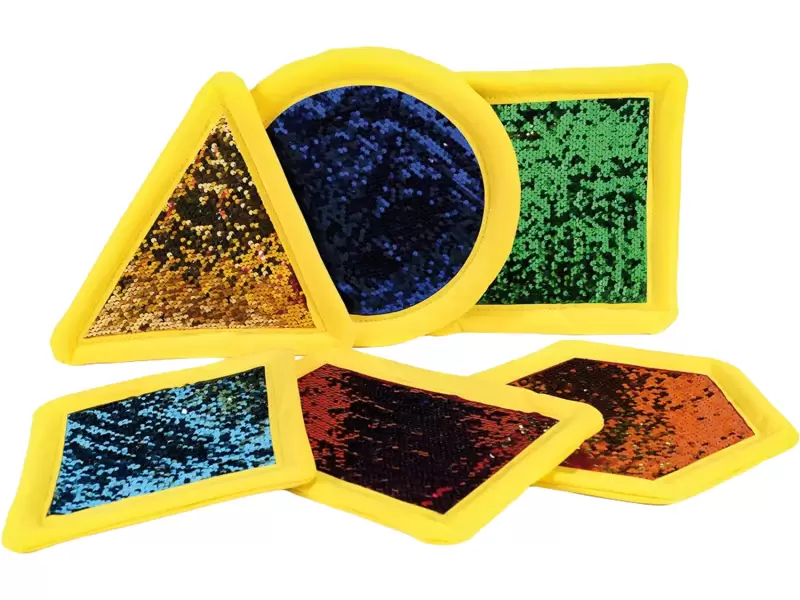 Creative sequin coaster set