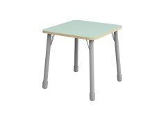 Höhenverstellbarer Tisch Quadrat - Mintgrün