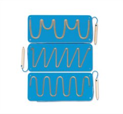 Magnetisches Labyrinth BLAU