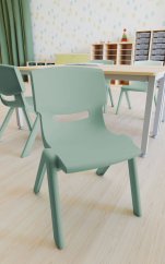 Children's plastic chair mint