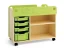 Cart for art education without tools (plastic boxes)