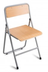Folding school chair