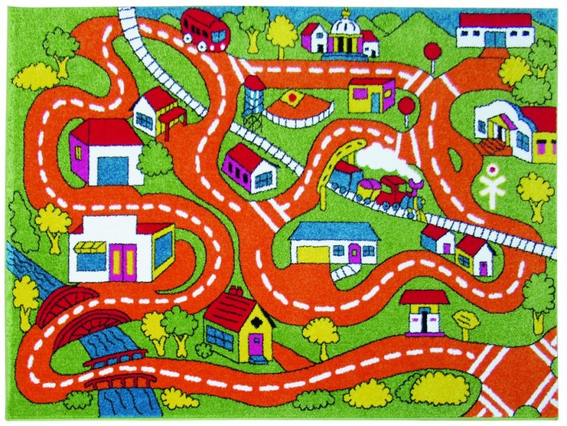 Children's carpet - street (3 x 4 m)