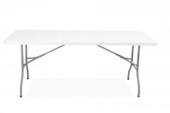 Plastic folding table
