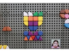Geometrické tvary - sada k desce vědy a kreativity STEM