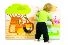 Sensory wall board SAFARI (120 cm)