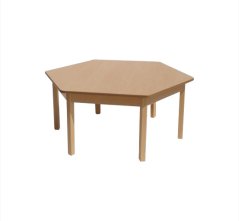 Kinder-Tisch BUCHE – Sechseck