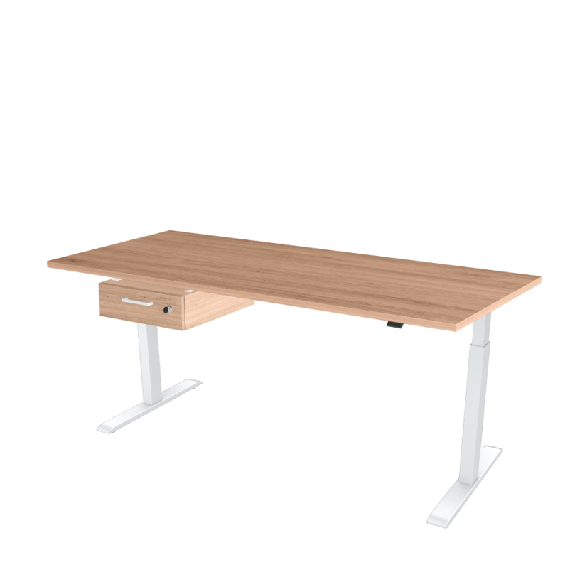 Šuplík ke kancelářskému stolu jantarový dub OFYS