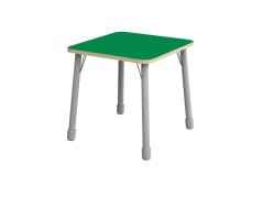 Höhenverstellbarer Tisch Quadrat - Grün
