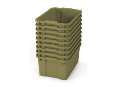 Velké plastové boxy - OPTIMA - Světle zelené (9 ks.)