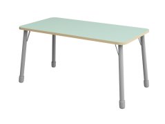 Höhenverstellbarer Tisch Rechteck - Mintgrün