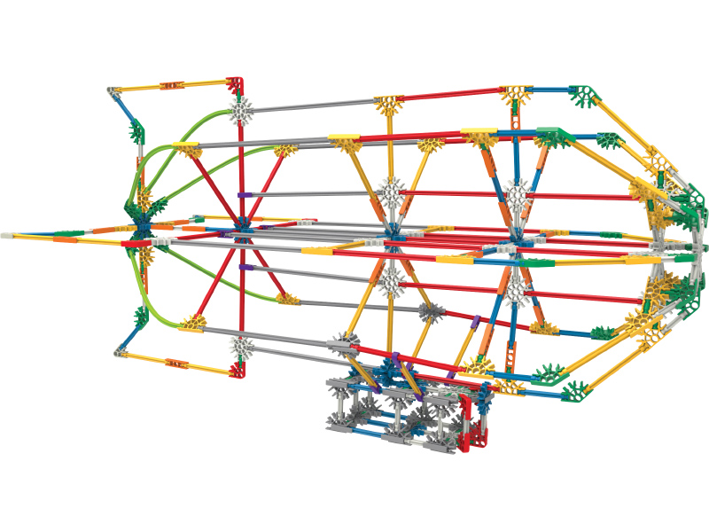 K'nex building kit - 100 models, 863 pieces