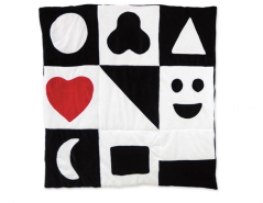 Black and white mat