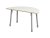 Výškově stavitelný stůl půlkruh - Bílá