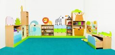 Shelving cabinet (toucan, SAFARI), on legs