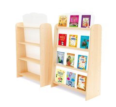 Großes beidseitiges Bücherregal