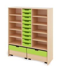 Skříň XL + malé kartonové kontejnery a truhly - CLASSICAL