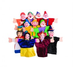 Set of hand puppets SNOW WHITE  ( 11pcs)