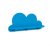 Wandregal WOLKE dunkel
