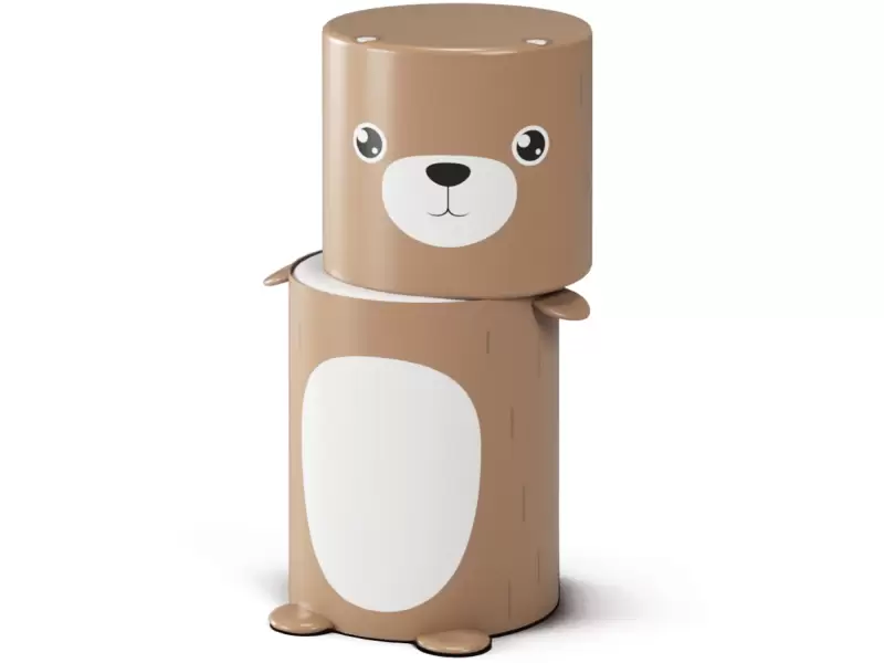 Dětský box Medvídek s kotouči na sezení