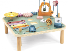 Wooden play table - Animals