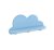 Wall shelf, light CLOUD