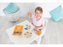 Dřevěné naučné puzzle