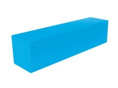 Tall foam bench (light blue)