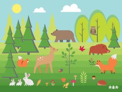 Children's carpet FOREST (4 x 3 m)