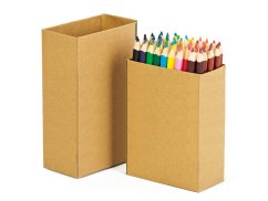 Dlouhé silné trojúhelníkové pastelky - set 60 ks.