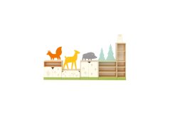 Furniture set 2 (FOREST)