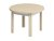 Round coffee table, birch/white(EXCLUSIVE)