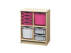 Skříň s boxy CUBO (modul 28)