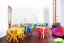 Children's plastic chair gray - Velikost: 46 cm