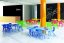 Children's plastic chair gray - Velikost: 46 cm