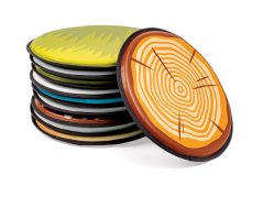 Foam seat cushions (FOREST) - 10 pcs