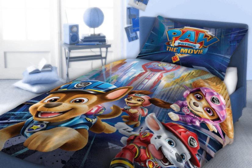 Bettwäsche Paw Patrol im Einsatz