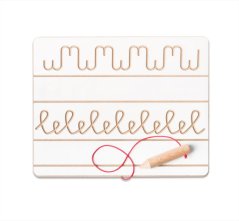 Holzgraphomotorisches Brett SCHRIFT II