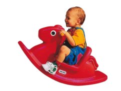 Red rocking horse