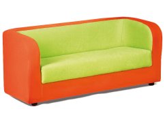 Orange sofa