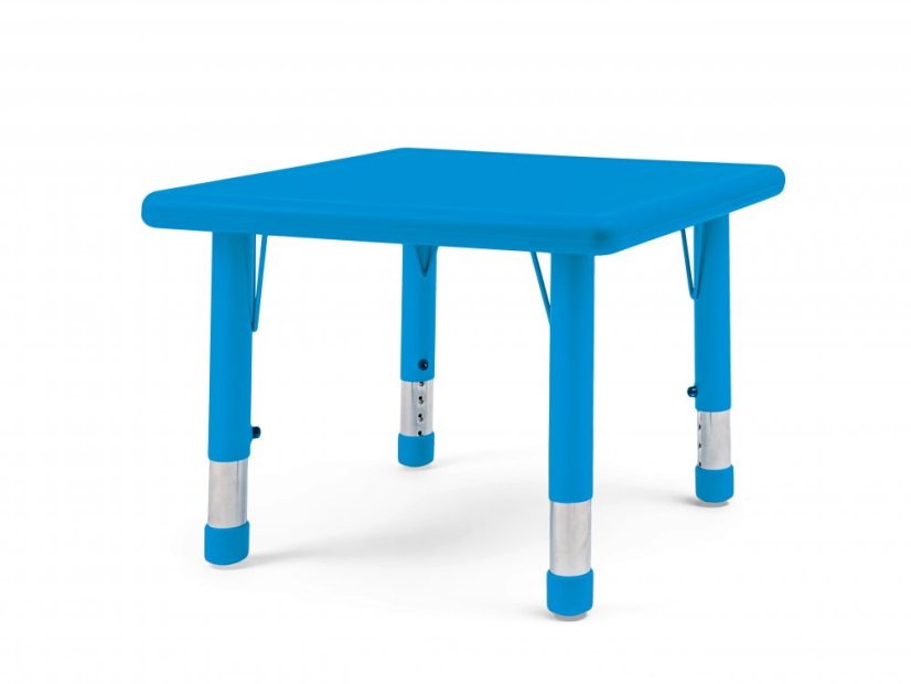 Children's height-adjustable SQUARE table - Color: Šedá