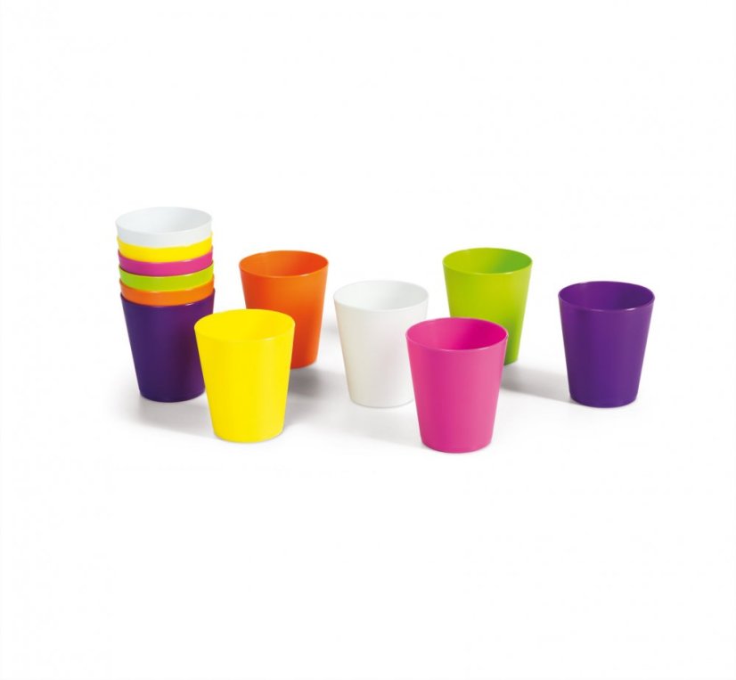 Dětský barevný kelímek PLAST (3 ks)