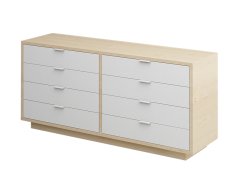 Large dresser, birch/white (EXCLUSIVE)
