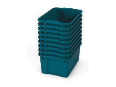 Velké plastové boxy - OPTIMA - Modrozelené (9 ks.)