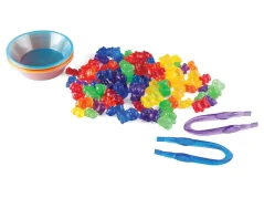 Barevní medvídci s třídicími doplňky