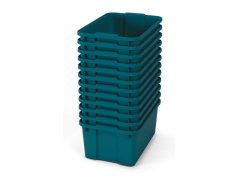 Velké plastové boxy - OPTIMA - Modrozelené (12 ks.)