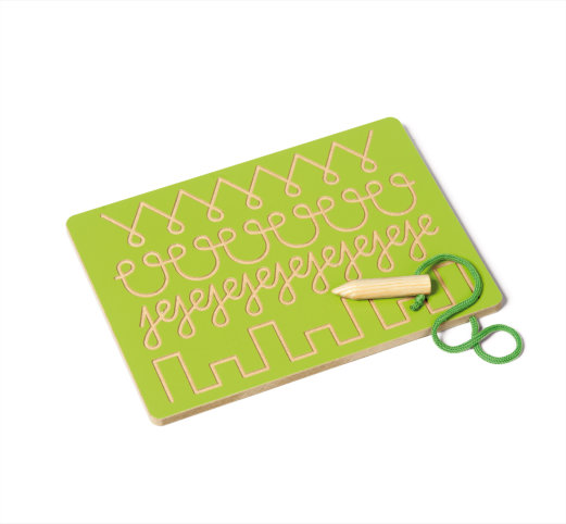 Dřevěná grafomotorická deska ZNAKY